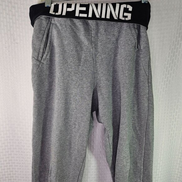 Men's opening ceremony gray and black small jogger pants - Picture 1 of 8